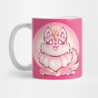 Royal Pomeranian Puppy wearing Crown (Foxy Tan) Mug